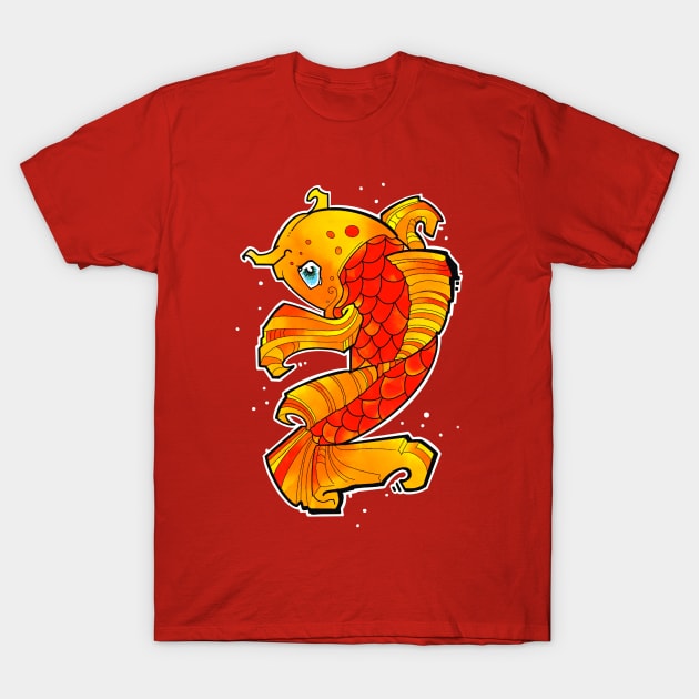 cute koi fish T-Shirt by weilertsen